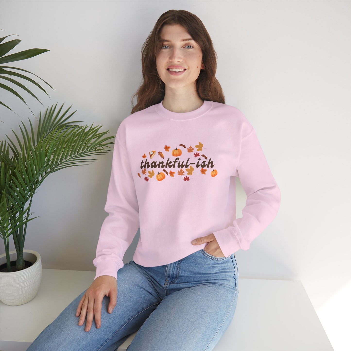 Thankful-ish Crewneck Sweatshirt - Holiday Sweatshirt