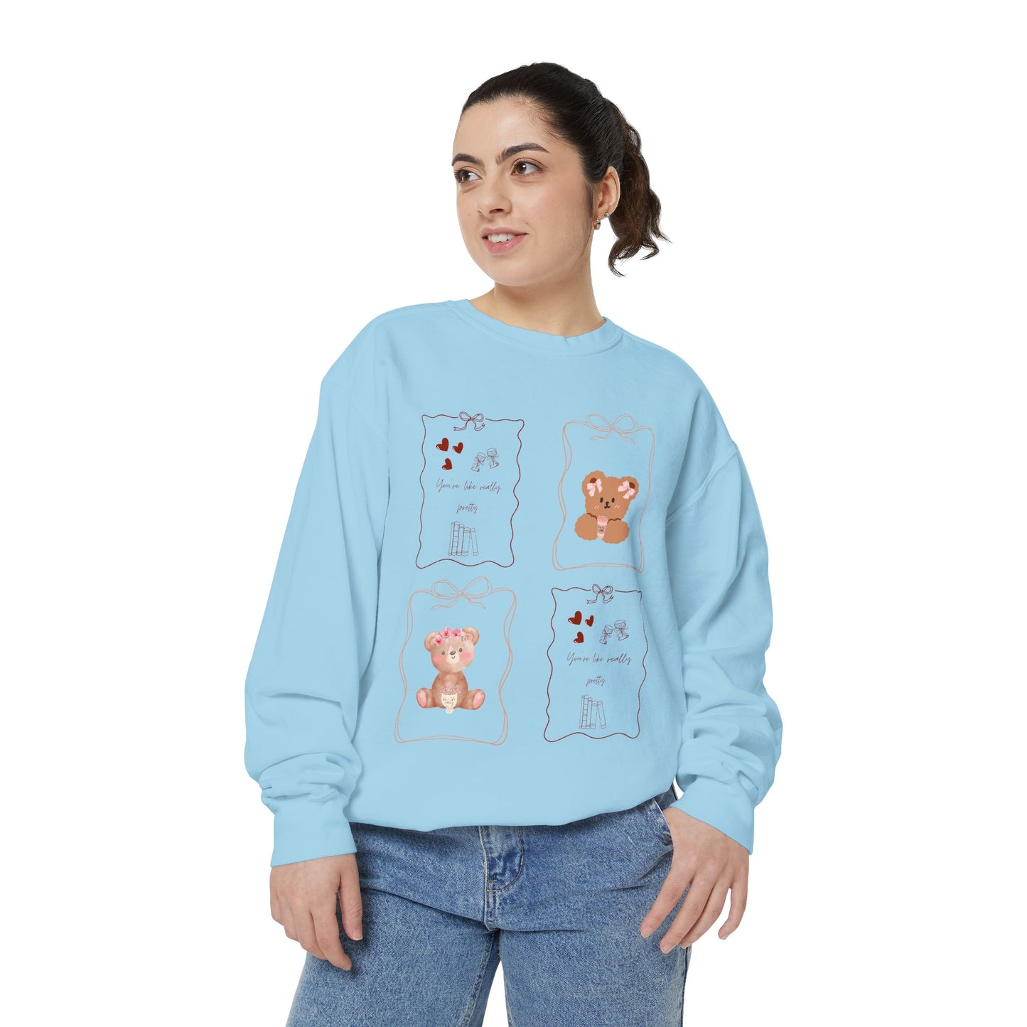 Teddy Patchwork Cozy Sweatshirt