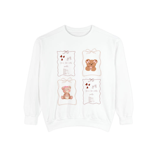 Teddy Patchwork Cozy Sweatshirt