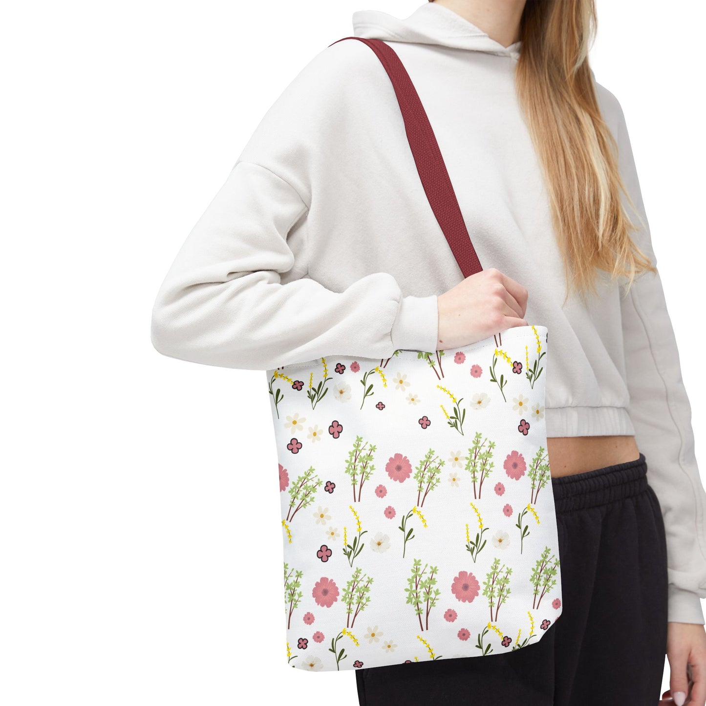 Bloom Tote – 13x13 Floral Everyday Bag