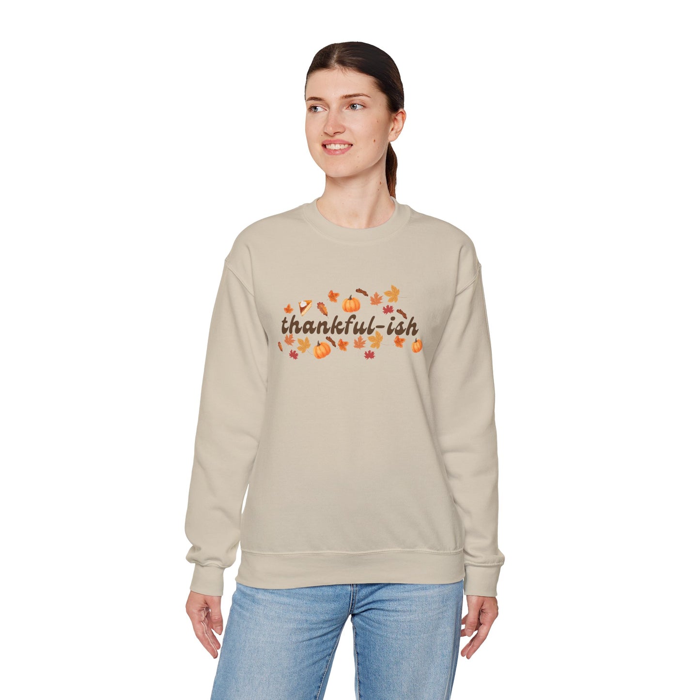 Thankful-ish Crewneck Sweatshirt - Holiday Sweatshirt