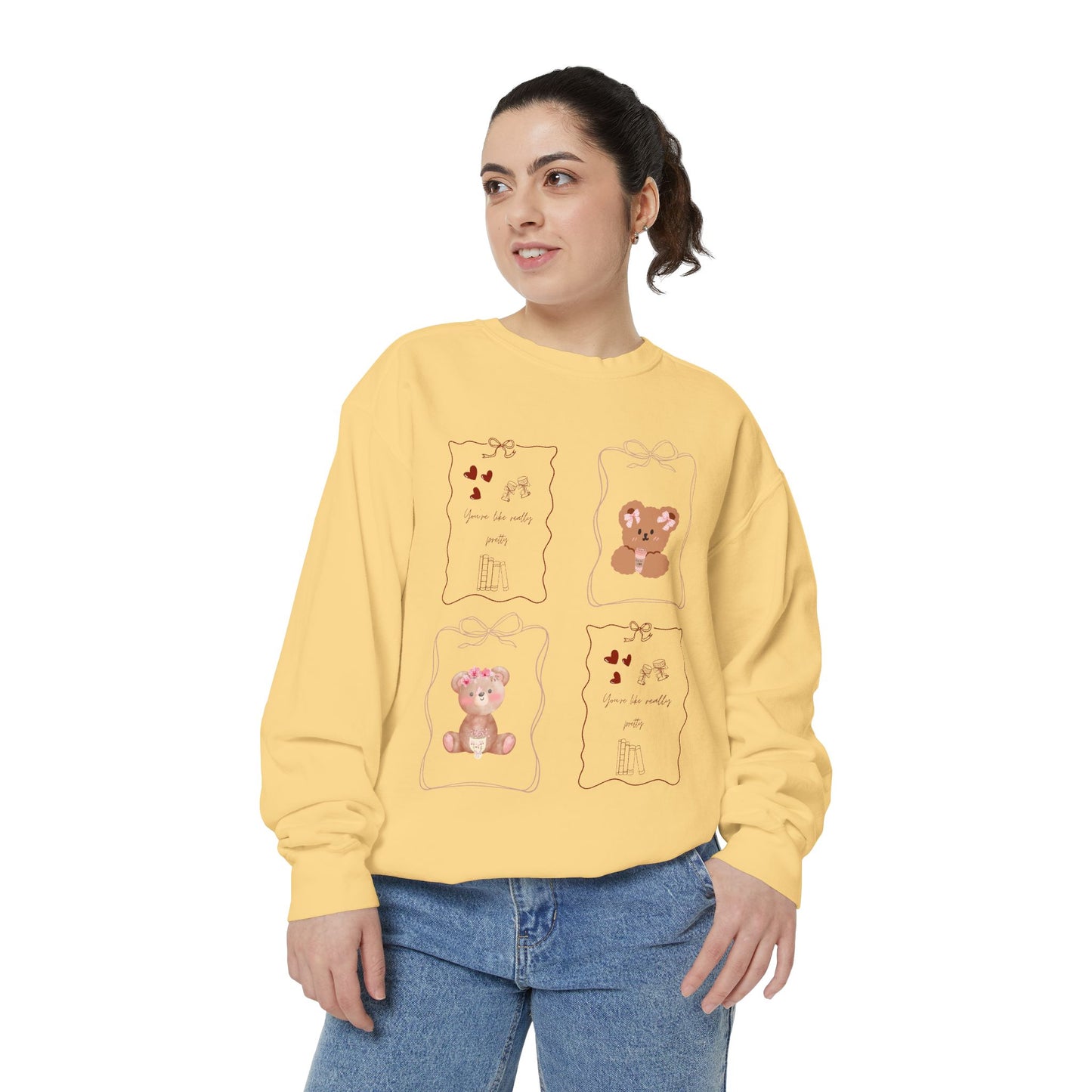 Teddy Patchwork Cozy Sweatshirt