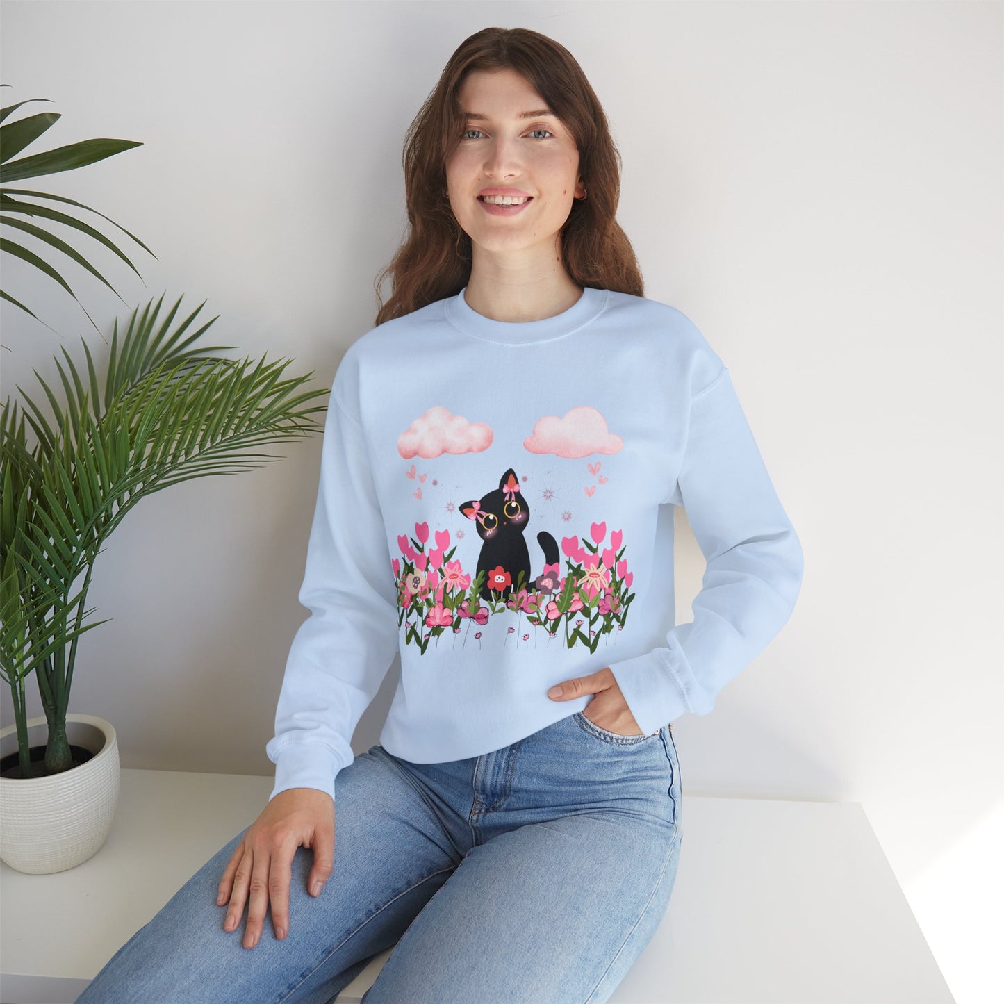 Black Cat Sweatshirt